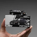 1:64 POP RACE 1/64 Mitsubishi Lancer EVO Evolution IV BLACK