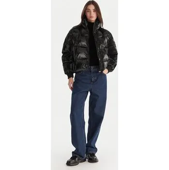 HUGO Zimní bunda Fiorella 50546368 Černá Regular Fit XXL