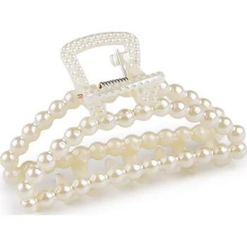 Náramek Skřipec do vlasů perlový, malé, 2 perlová