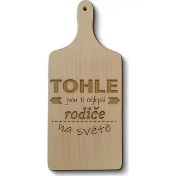 Kuchyňské prkénko Sablio Prkénko Tohle jsou ti nejlepší rodiče na světě