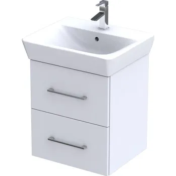 Koupelnový nábytek Skříňka pod umyvadlo CONCEPT 100 47,4x40,8x55,8 cm, 2 zásuvky, bílá