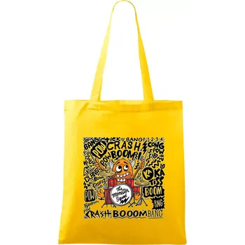 Bubeník - the moster squad - Taška bavlněná - 42 x 38 cm ( Žlutá )