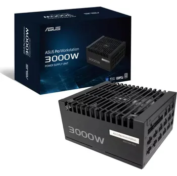 Počítačový zdroj ASUS zdroj Pro WS 3000W Platinum, 140mm, Plně modulární, 80 Plus Platinum, ATX 3.1 90YE00Z0-B0EA00