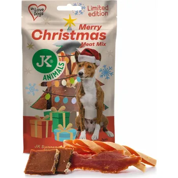 Pamlsek pro psa JK ANIMALS, masový Mix pod Vánoční stromeček, 80 g