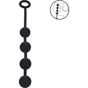 Levelz Round Silicone Anal Balls M 30mm Black