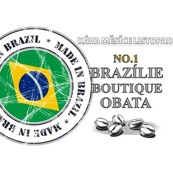 Káva COFFEEDREAM | Káva BRAZÍLIE BOUTIQUE OBATA - 100g / třívrstvý sáček se zipem / Hrubé mletí - frenchpress, filtrovaná káva Káva Obata A29