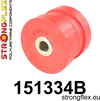 Silentblok nápravy 151334B: Engine mount bush (large) Red