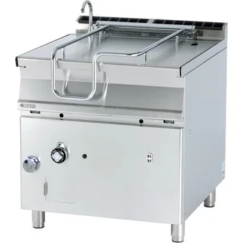 Sporák Pánev sklopná automatická plynová 80 l ocelové dno | RM - BRM80-