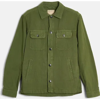 Pánská košile KOŠILE WOOLRICH COTTON HEMP OVERSHIRT GD CYPRESS