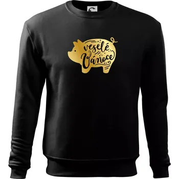 Zlaté prasátko - Mikina Essential dětská - 158 cm/12 let ( Černá )