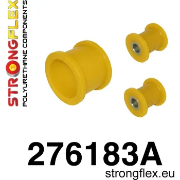 Silentblok nápravy 276183A: Strongflex Sada silentbloků uložení řízení varianta SPORT Yellow