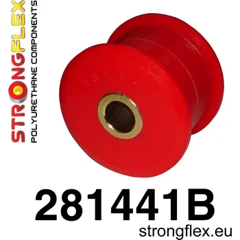 Silentblok nápravy 281441B: Radius arm to diff mount Red