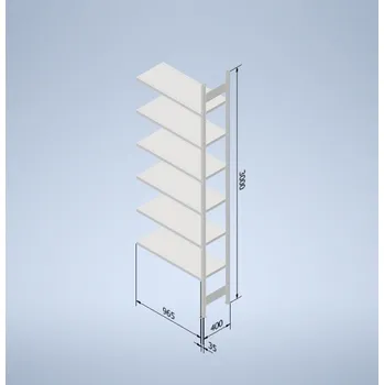 Prodejní regál Stowshelf 3000/400 x 1000 přídavné pole