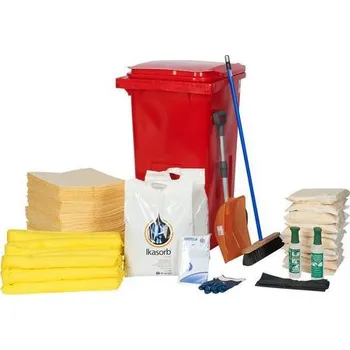 Popelnice Mobilní havarijní souprava Ikasorb, chemická, sorpční kapacita 235 l