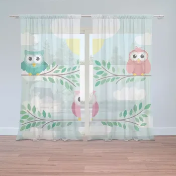 Záclona Sablio Záclony Sovičky: 2ks 150x250cm