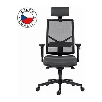 Powerton ERGO MARIE Kancelářské ergonomické křeslo, Tmavě šedé