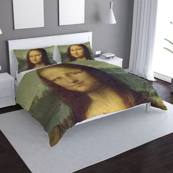 Povlečení Sablio Povlečení Mona Lisa - Leonardo da Vinci - 140x200 / 90x70