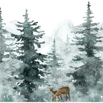 Papírový ubrousek E-myslivost Papírové myslivecké ubrousky - Chumelenice