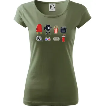Dámské tričko Filmové triko - Dámské triko Pure - XS ( Khaki )