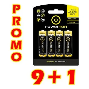 Článková baterie Powerton ENERGY ALKAMAX Jednorázová alkalická baterie AA, 10x4-pack