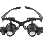 Zvětšovací lupy s obroučkami s osvětlením Levenhuk Zeno Vizor G8 - 2,5x; 4x; 6x; 8x; 10x; 15x; 20x; 25x (20mm)