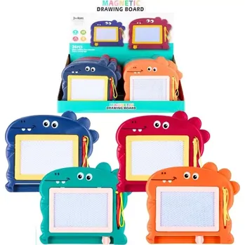 Magnetická kreslící tabulka Dětská magnetická kreslicí tabulka ve tvaru dinosaura