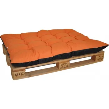 Podsedák Paletový sedák / zahradní matrace oranžový melír