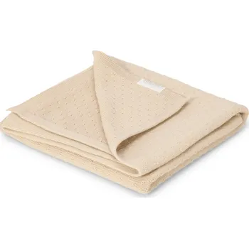 Dětská deka Little Dutch Deka pletená 70x100 cm Pure Soft Beige