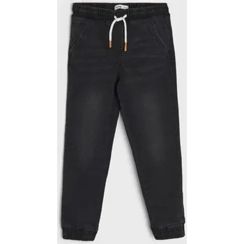 Chlapecké kalhoty Sinsay - Džínové joggery - černá - 806AO-99J - 806AO-99J-110-1