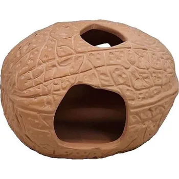 Keramický domeček Ořech úkryt pro křečka hlodavce obojživelníky pavouky terárium