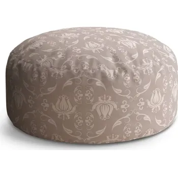 Taburet Sablio Taburet Circle Krémová noblesa: 38x48 cm