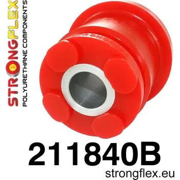 Silentblok nápravy 211840B: Rear beam - rear bush Red