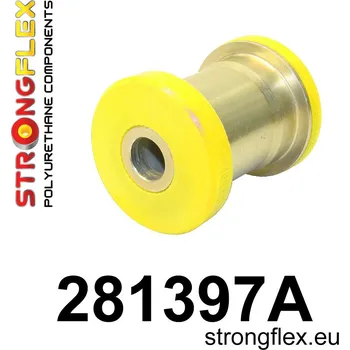Silentblok nápravy 281397A: Strongflex Silentblok předního ramene - vnitřní řízení 38mm varianta SPORT Yellow