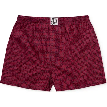 Trenýrky Modro-červené pánské vzorované trenky