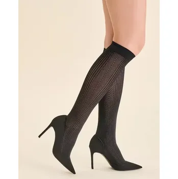 Dámské punčochy Dámské podkolenky Visa 60 den - Uni / černá