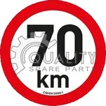 Samolepka omezená rychlost 70km/h COMPASS 34473