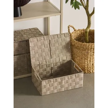 Úložný box Sinsay - Úložný koš s víkem - béžová - 75219-08X - 75219-08X-M