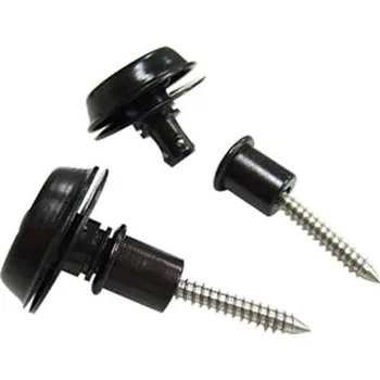 Strunný nástroj Dunlop SLS1403BK Black Strap Lock