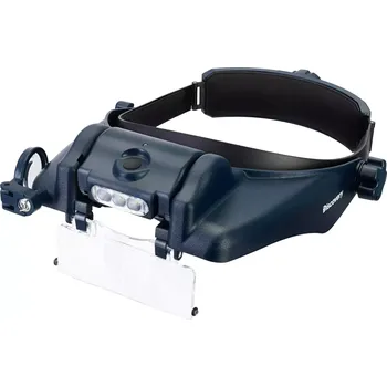 Lupa Náhlavní lupa s osvětlením Discovery Crafts DHR 10 - 1,5x; 2x; 2,5x; 3x; 3,5x; 8x (100mm x 43mm/30mm)