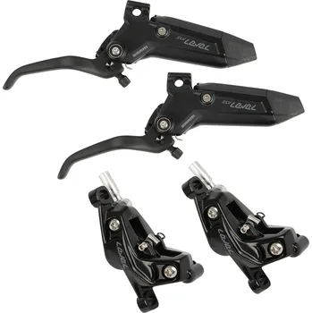 Brzda na kolo SRAM Level Stealth BRZDY, Set, Silver, 4-Píst, C1, black 2023 model