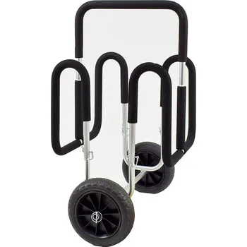 Plošinový vozík 9WS Hliníkový vozík pro 2 paddleboardy – vozík ve tvaru M NO SIZE