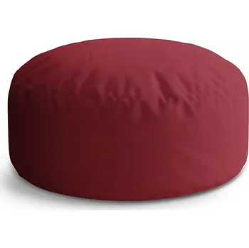 Taburet Sablio Taburet Circle Tmavě červená: 38x48 cm