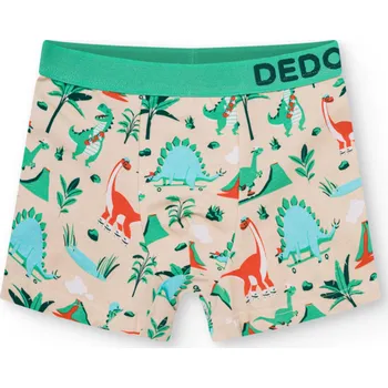 Veselé chlapecké boxerky Dino na skateboardu