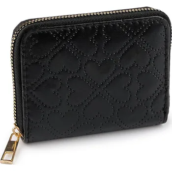 Peněženka Dámská / dívčí peněženka srdce 9x11 cm, barva 4 černá