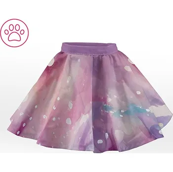 Panel se střihem na ušití oblečení pro hračku zvířátka kolová sukně Clarissa - lesní víla