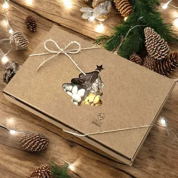 Nutworld.cz Vánoční dárková krabička 4 x MIX - SE STROMEČKEM