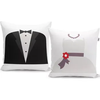 Polštář Sablio Polštáře Oblek a šaty: 2ks 40x40 cm