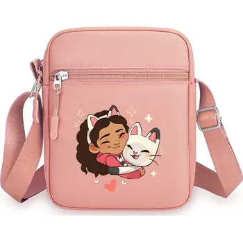 Dětský batoh Kabelka | psaníčko Gábinin kouzelný domek Gábinka lososová