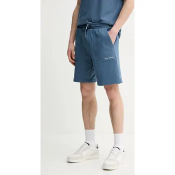 Pánské kraťasy Bavlněné šortky Marc O'Polo pánské, modrá barva, 523402417010 95X, vel. L
