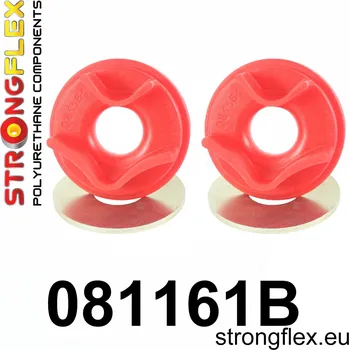 Silentblok nápravy 081161B: Engine mount inserts back side Red